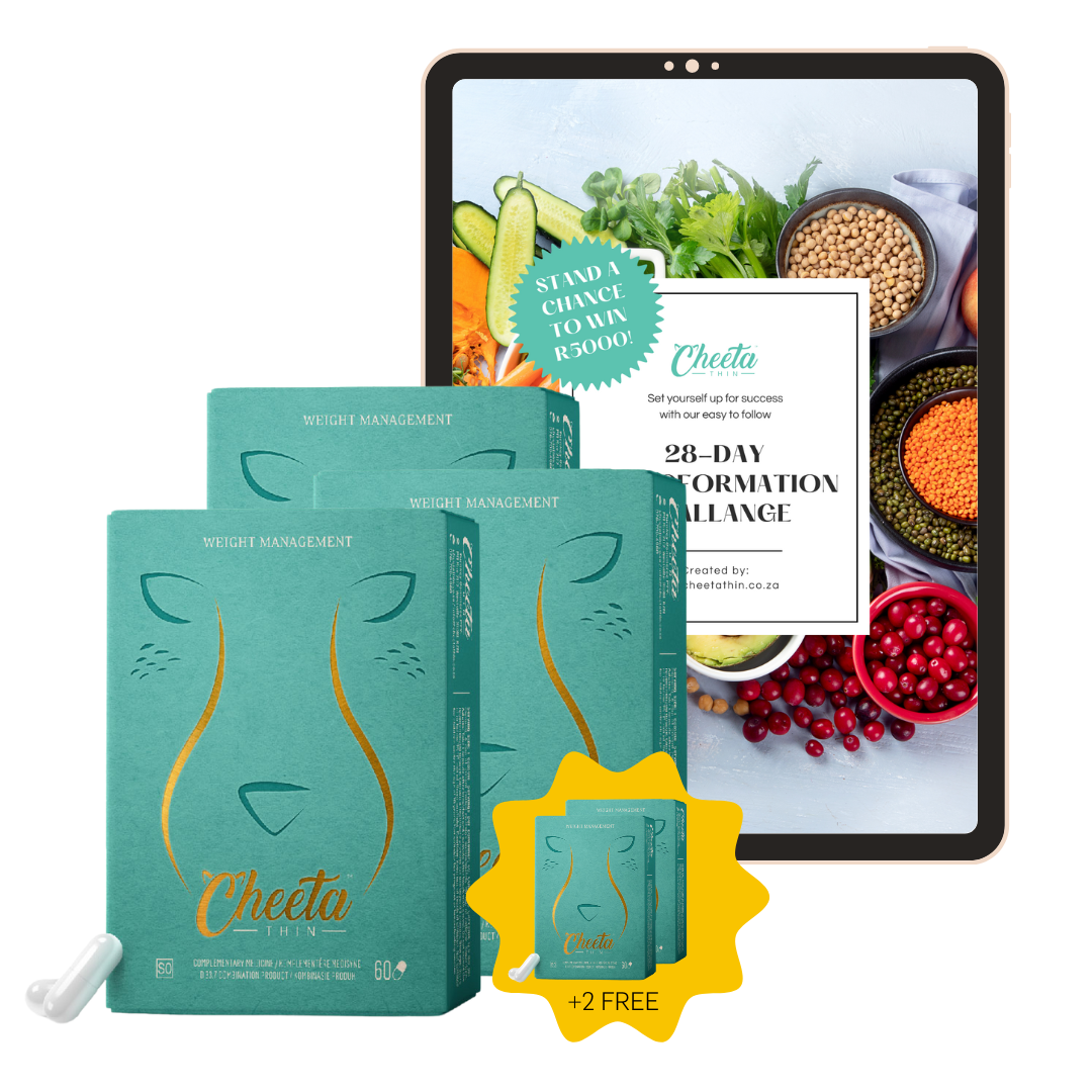 CheetaThin® Weight Management - Buy 3 Get 2 Free & Free Access to Win R5,000 Transformation Challenge