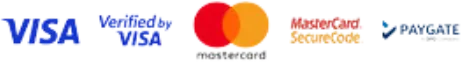 Visa, Mastercard, PayGate