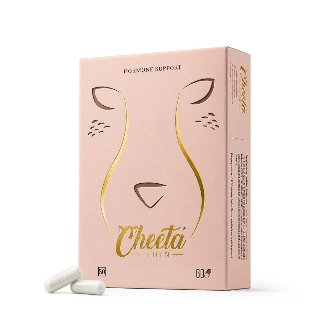 CheetaThin Hormone Support box with capsules